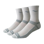 SAUCONY INFERNO MID CREW SOCK3/PACK ถุงเท้าวิ่งสำหรับผุ้ชายและผู้หญิง - Rev Online