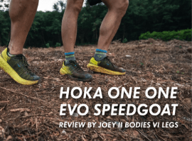 HOKA ONE ONE - EVO SPEEDGOAT รีวิวโดยโจอี้ (สองคนสี่ขา)