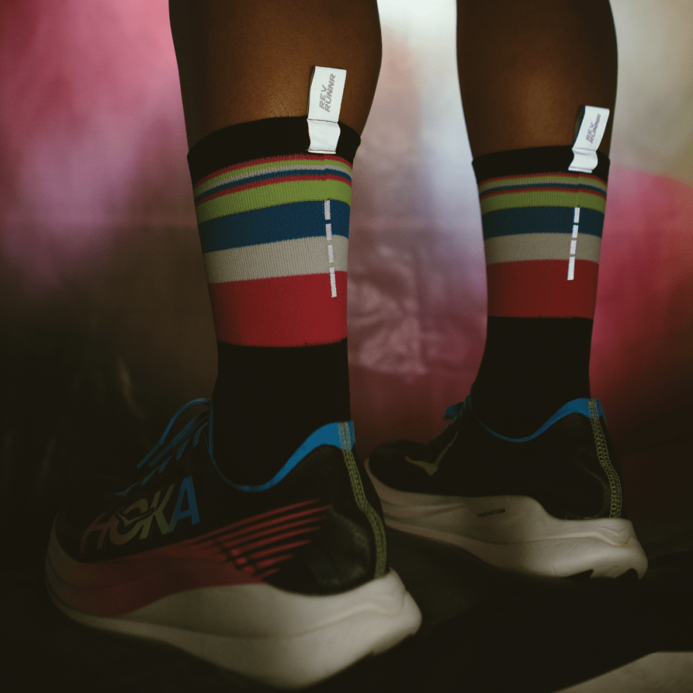 BROOO - BROOOXREV I CREW SOCKS I BLACK BURST Unisex Unisex - Rev Online