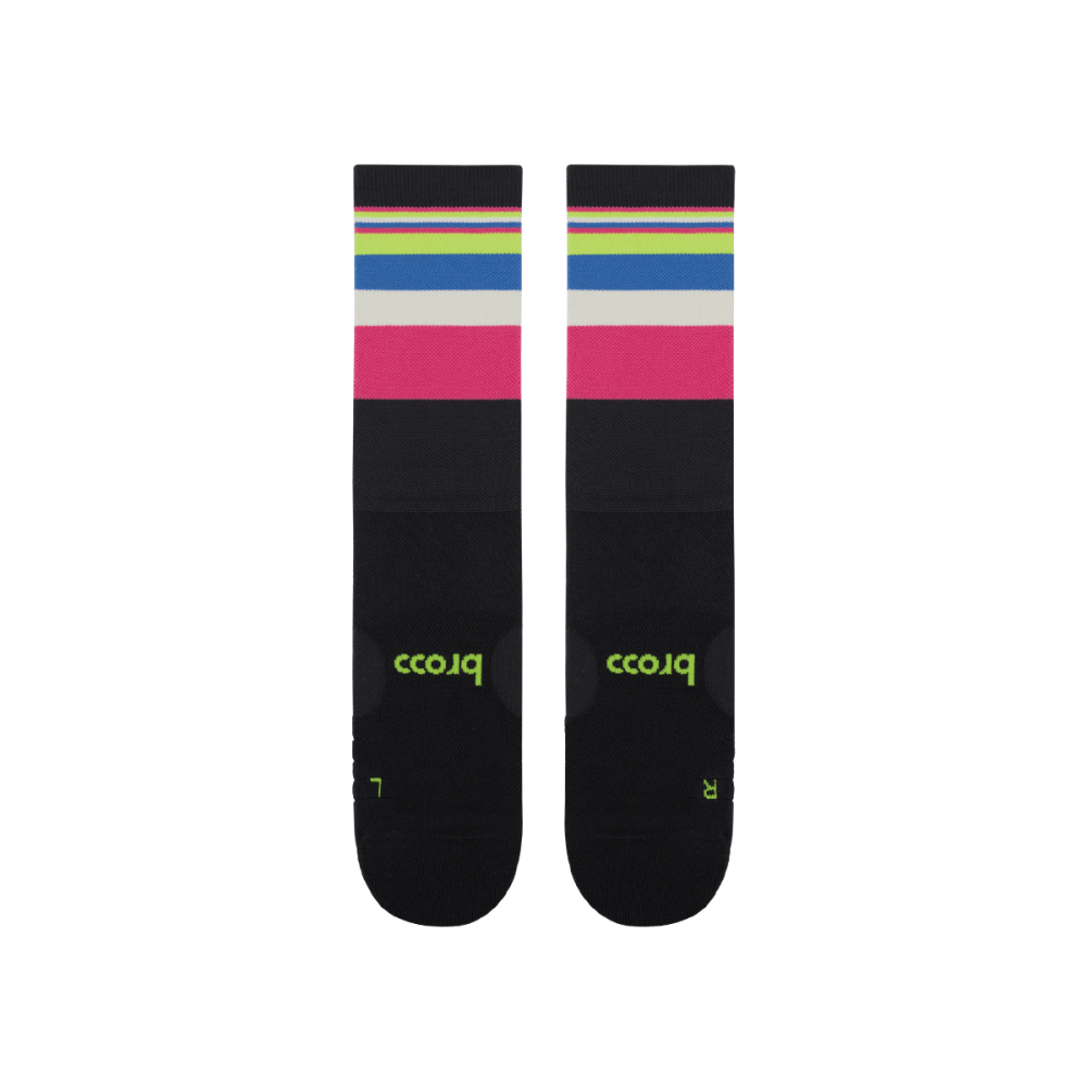 BROOO - BROOOXREV I CREW SOCKS I BLACK BURST Unisex Unisex - Rev Online
