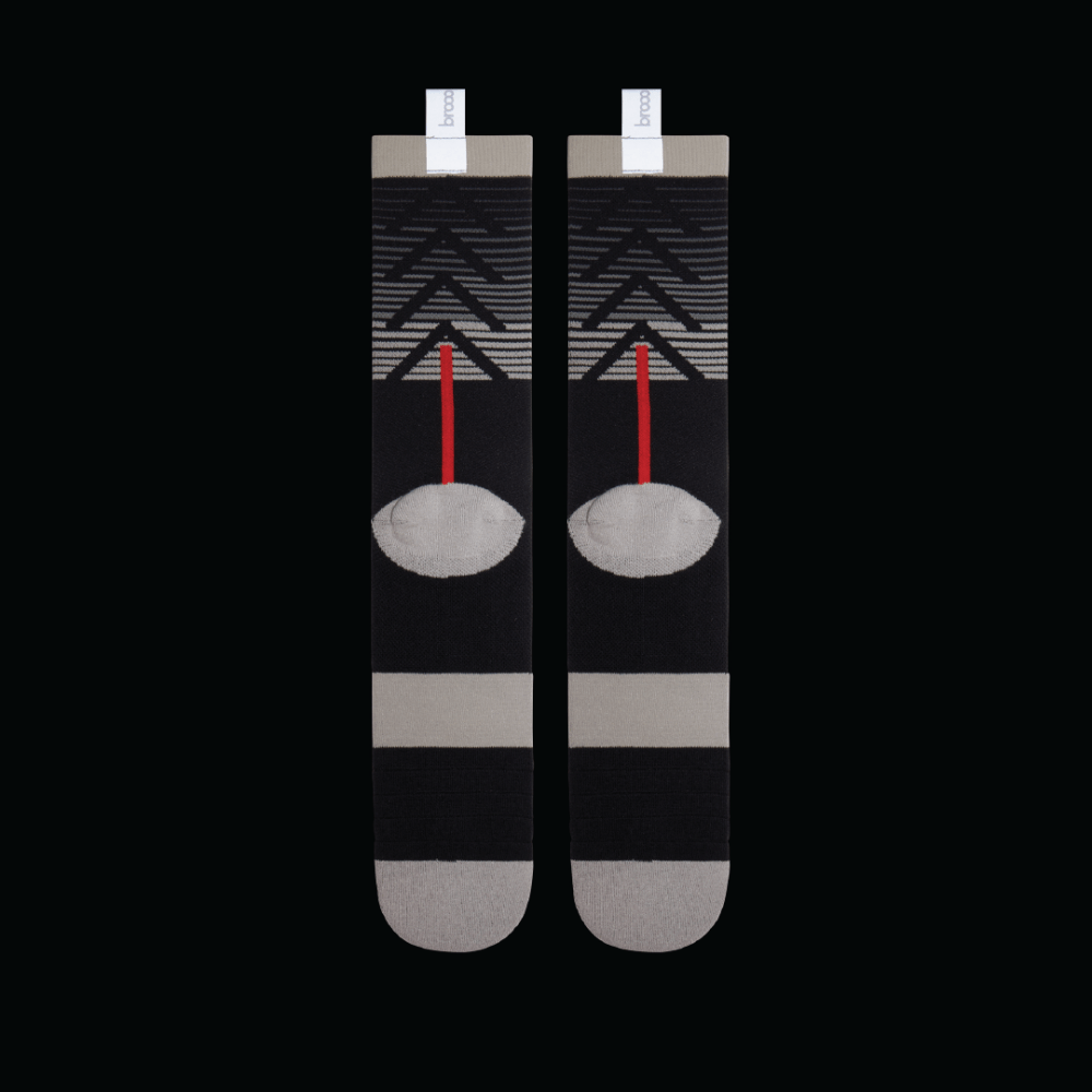 BROOO - TAKEOFF I CREW SOCKS I BLACK PEARL Unisex Unisex - Rev Online