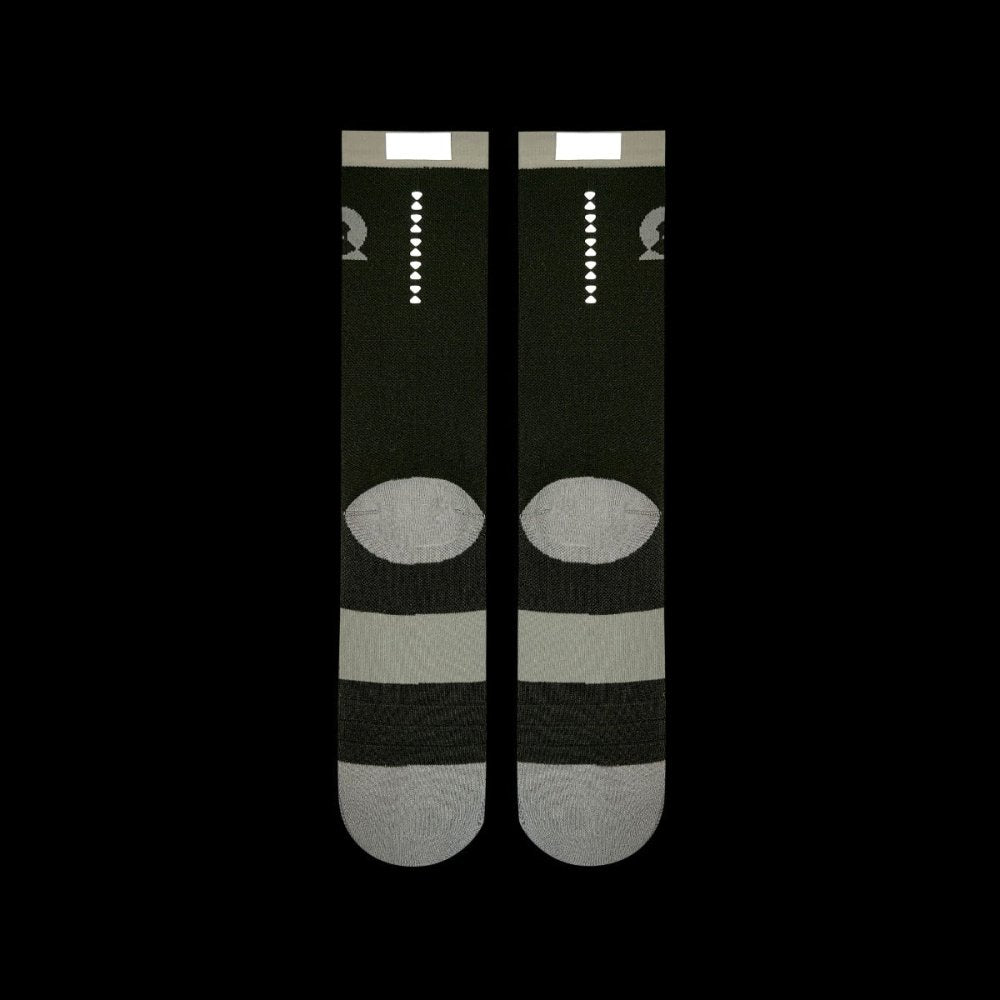 BROOO - TRAIL CREWSOCKS DARK OLIVE Unisex - Rev Online