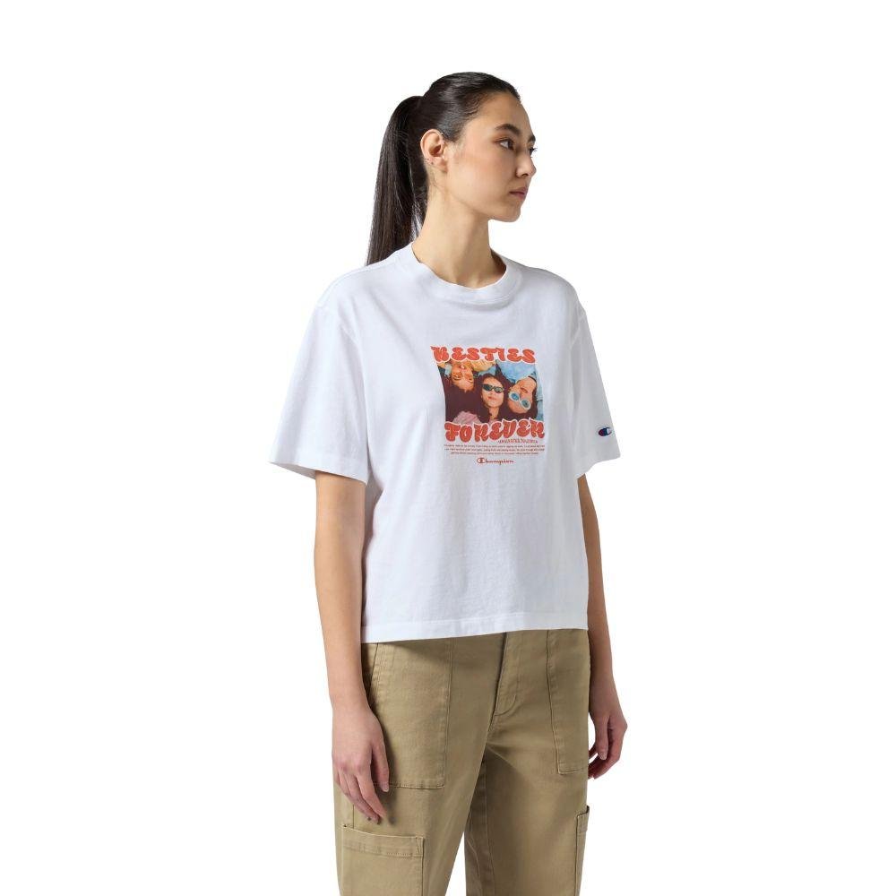 CHAMPION SS TEE เสื้อยืดแขนสั้นผู้หญิง - Rev Online
