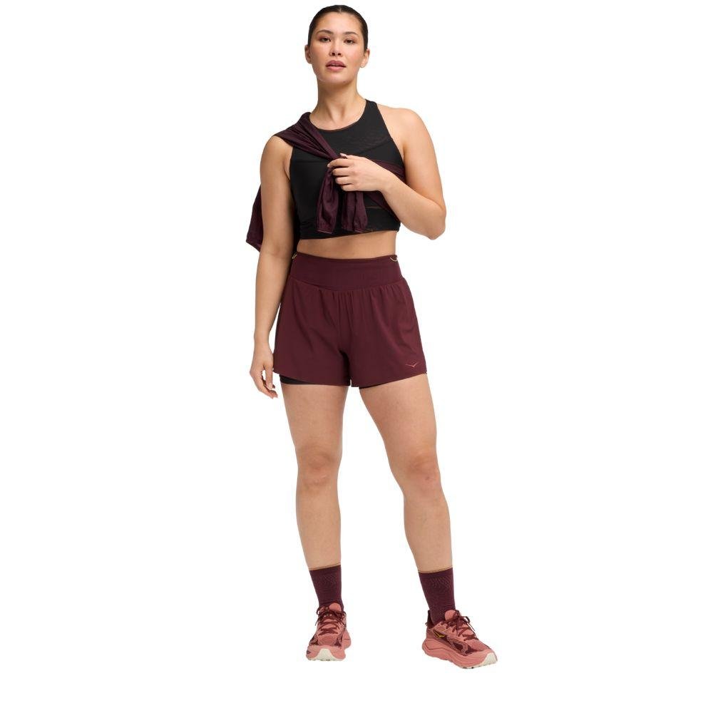 HOKA SKYGLIDE SHORT กางเกงวิ่งผู้หญิง - Rev Online