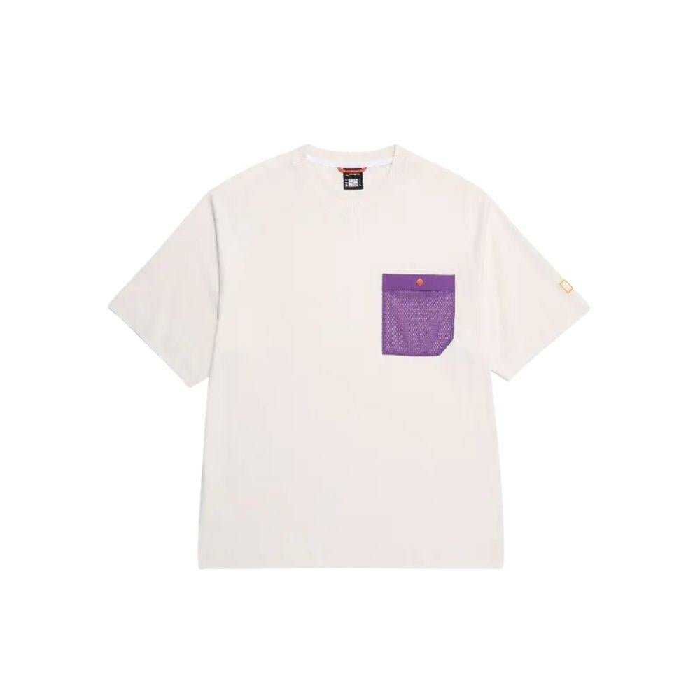 NATIONAL GEOGRAPHIC UNISEX WOVEN POCKET เสื้อยืดทีเชิ๊ตสำหรับผู้ชายและผู้หญิง - Rev Online