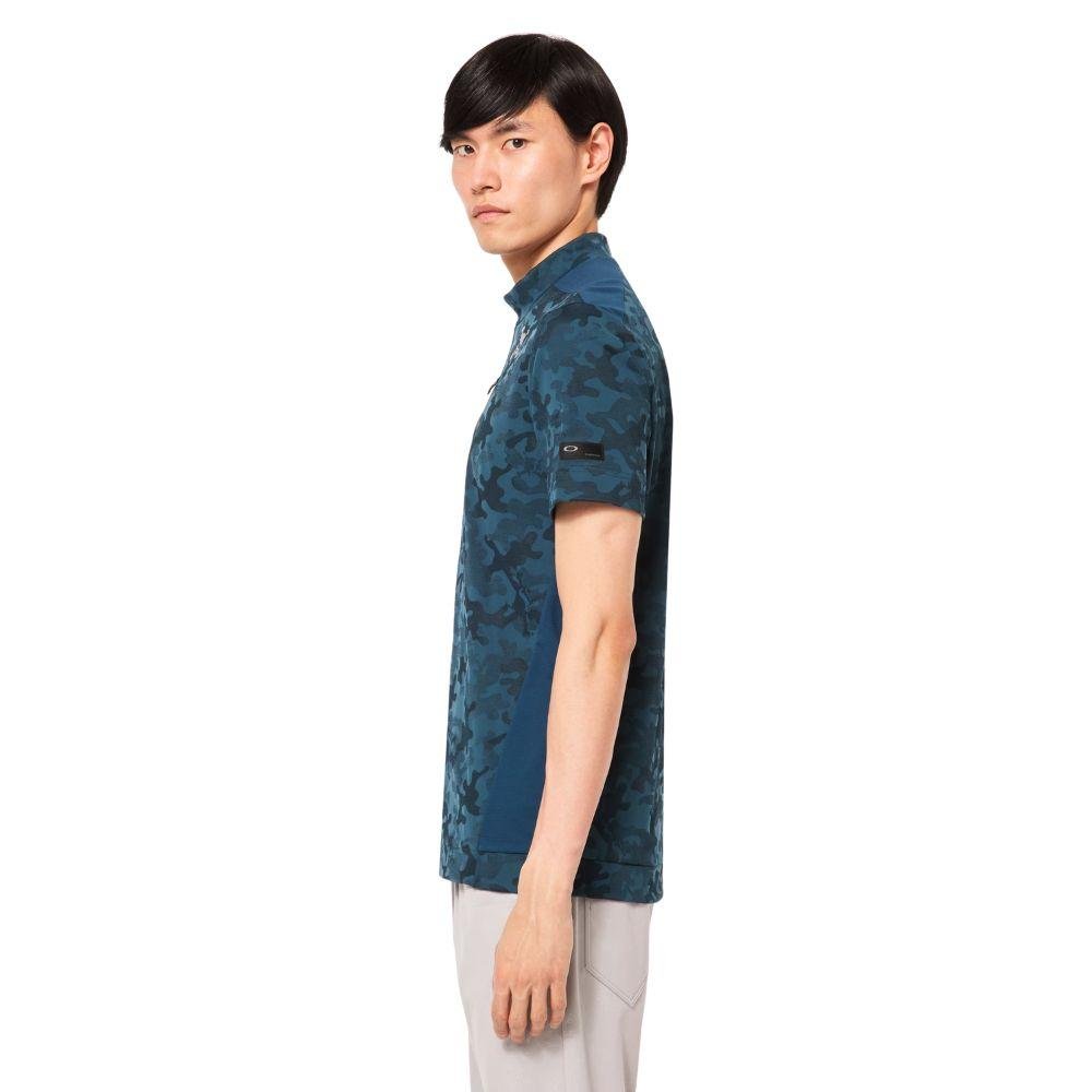OAKLEY SKULL ENDEAVOR MOCK SHIRT เสื้อแขนสั้นผู้ชาย - Rev Online