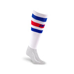 PROCOMPRES - CALF SLEEVES - WHITE RED AND BLUE STRIPE Unisex - Rev Online