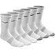 SAUCONY RUN DRY CREW SOCK 6/PACK ถุงเท้าวิ่งสำหรับผู้ชายและผู้หญิง - Rev Online