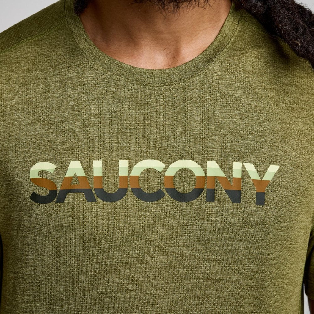 SAUCONY - STOPWATCH GRAPHIC SHORT SLEEVE Men - Rev Online