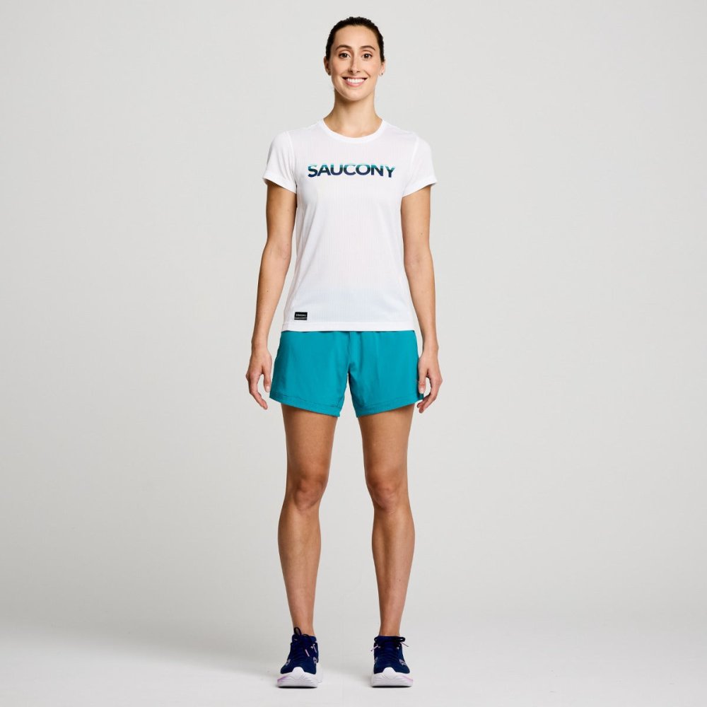 SAUCONY - STOPWATCH GRAPHIC SHORT SLEEVE Women - Rev Online